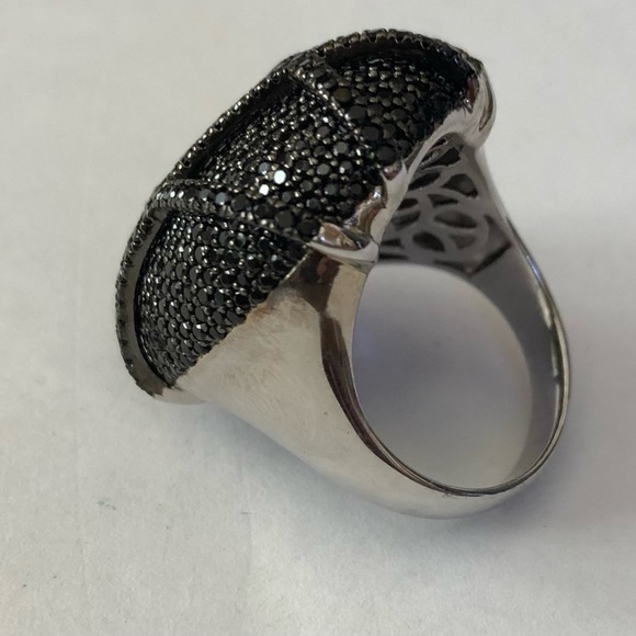 NWT Stunning Chunky SPINEL Cocktail Ring  Size 8 - Picture 2 of 2